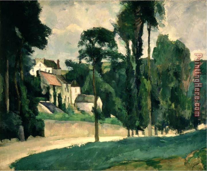 Paul Cezanne The Road at Pontoise 1875